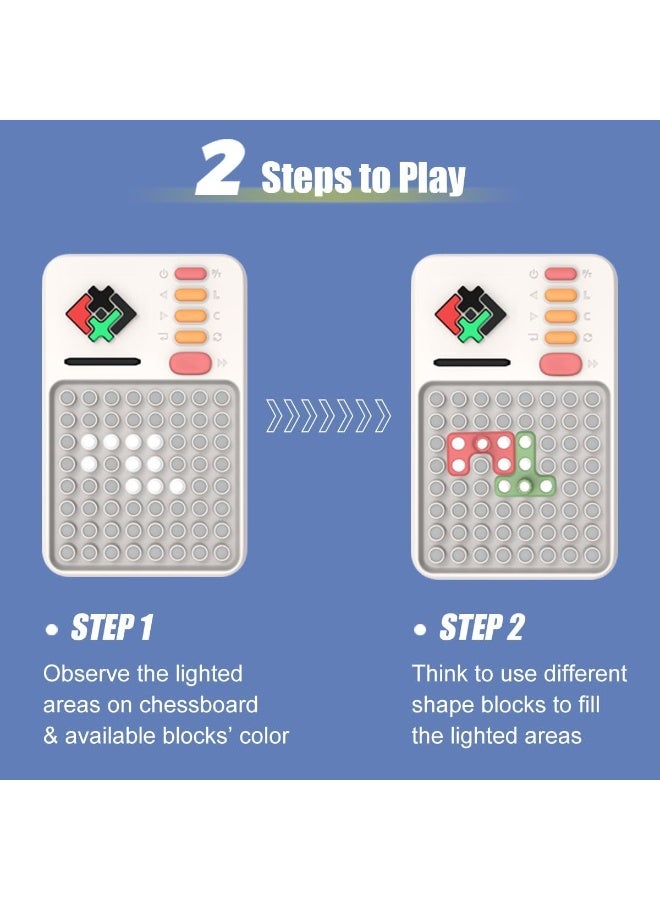 Soofam Building block puzzles, super building block pattern matching puzzles, learning and educational toy games, challenging brain games suitable for children and teenagers, can be given as birthday gifts for boys and girls. - Image 4