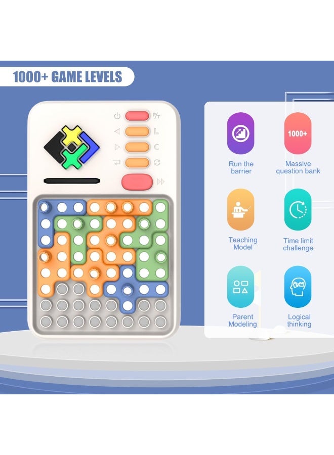 Soofam Building block puzzles, super building block pattern matching puzzles, learning and educational toy games, challenging brain games suitable for children and teenagers, can be given as birthday gifts for boys and girls. - Image 5