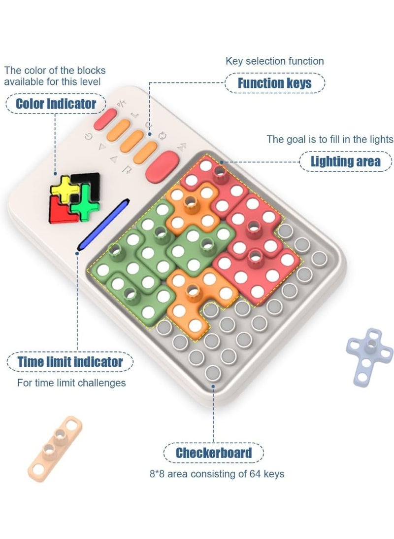 Soofam Building block puzzles, super building block pattern matching puzzles, learning and educational toy games, challenging brain games suitable for children and teenagers, can be given as birthday gifts for boys and girls. - Image 2