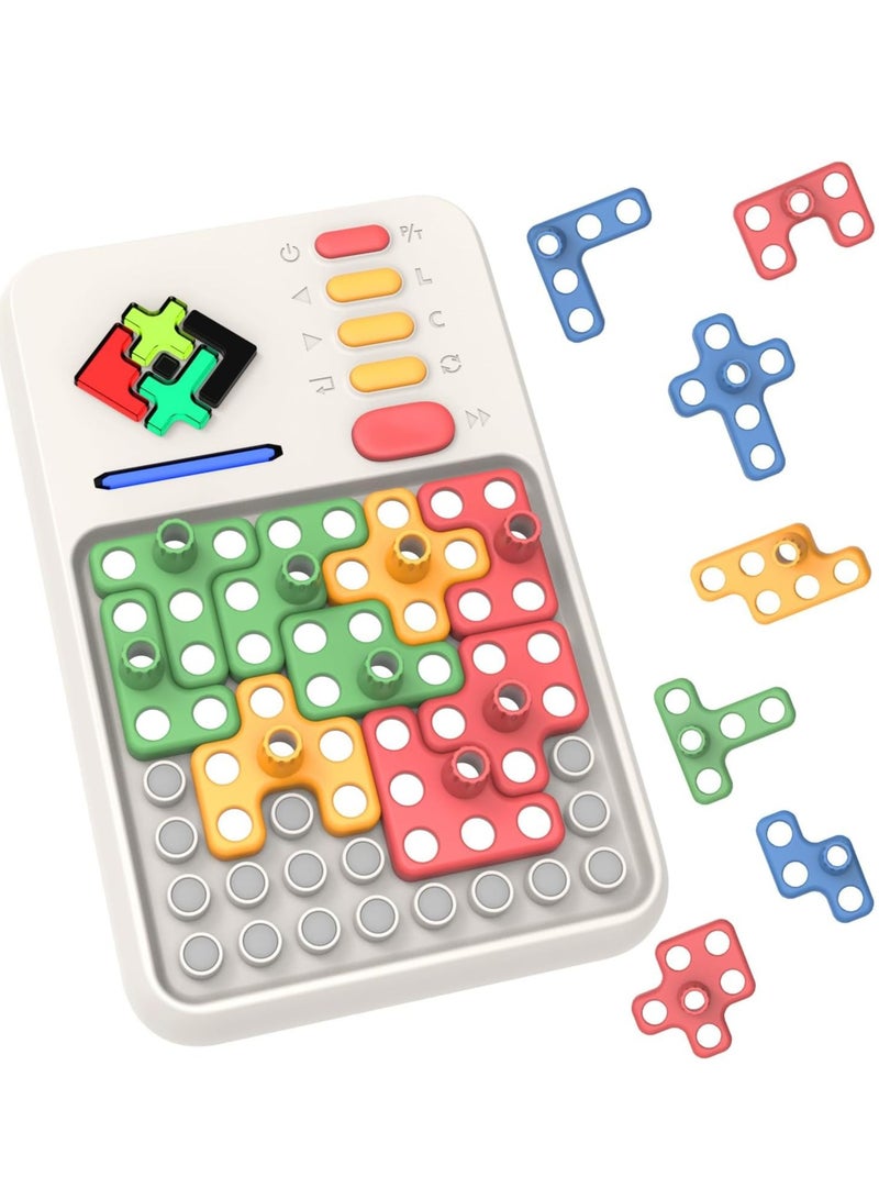 Soofam Building block puzzles, super building block pattern matching puzzles, learning and educational toy games, challenging brain games suitable for children and teenagers, can be given as birthday gifts for boys and girls. - Image 1