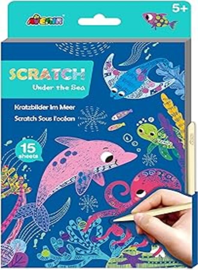 Avenir A5 Scratch Book - Under The Sea