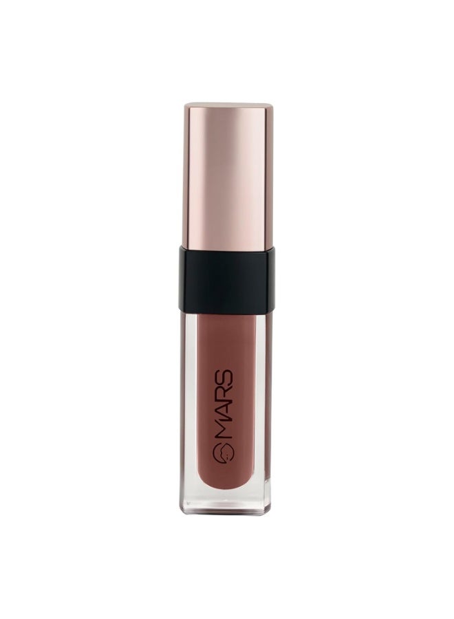 MARS Popstar Non-Drying Liquid Mousse Lipstick for Women with Matte Finish | Lightweight and Non-Sticky Formula | Up to 12 Hour Long Lasting | Transferproof & Waterproof (6.0ml) (27-Flirty Mocha) - Image 2