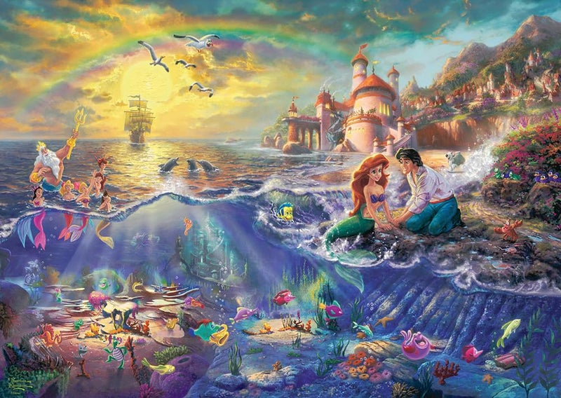 Schmidt Thomas Kinkade Disney The Little Mermaid Puzzle 1000pc Puzzle Ages 12 1 Players - Image 2