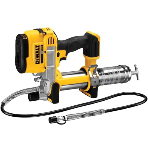 DEWALT مسدس شحم DEWALT 20V MAX، لاسلكي، خرطوم بطول 42 بوصة، 10,000 PSI، زناد سرعة متغيرة، أداة فقط (DCGG571B) - Image 1