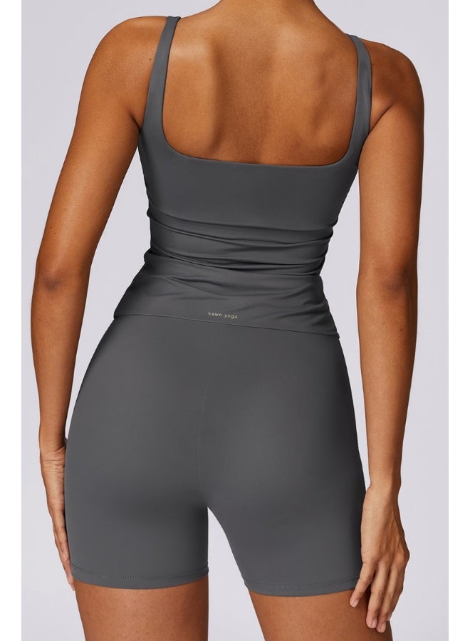 KAWN.YOGA KAWN YOGA Womens High Waist Contour Seamless Workout Sport Yoga Shorts Tummy Control - Image 4