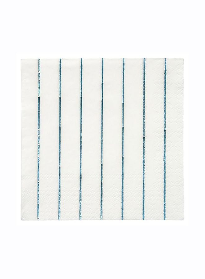 ميري ميري مناديل صغيرة زرقاء هولوغرافيك