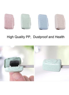Generic 8-Piece Travel Toothbrush Head Cover Caps Multicolour  - Image 3