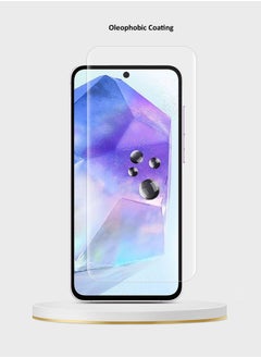 GMAX HD Tempered Glass Screen Protector for Samsung Galaxy A55 2024 - Anti Reflection Anti Bubbles 9H Hardness 0.33 mm Rounded Edges Easy Installation  - Image 2