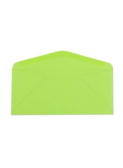 EnDoc #10 Colored Envelopes - Bright Lime Color - 24Lb Paper Colored Envelopes Letter Size For Offices, Holiday, Invoices, Mailings - 4 1/8 X 9 1/2 Inches - 50 Pack  - Image 2