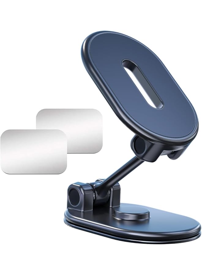 KASTWAVE Magnetic Phone Mount For Car - Super Strong 8 Magnet, 360° Rotation, Universal Dashboard Holder For All Smartphones, Alloy Folding Design - Image 1
