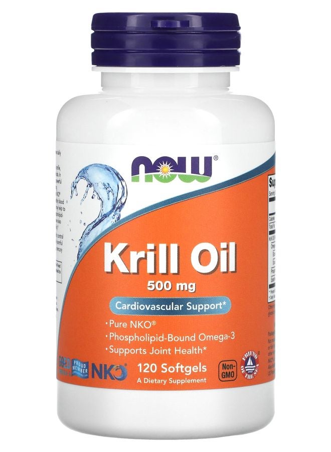now Krill Oil 500 mg 120 Softgels