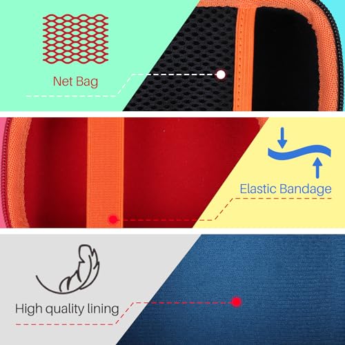 Lebakort Hard Case Compatible with JBL GO 4 GO 3 Portable Speaker (Off White Case) - Image 4