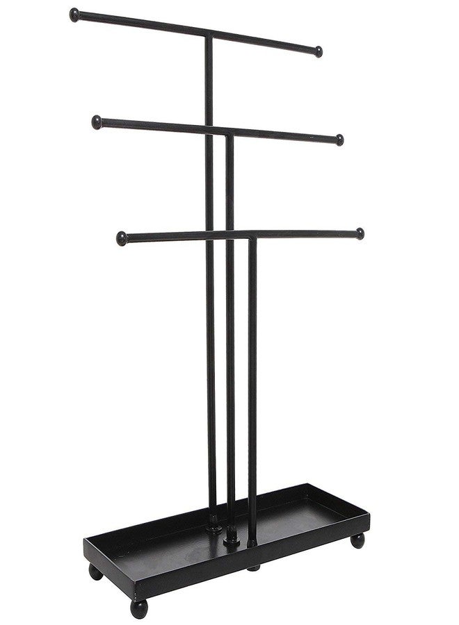 OGFC 3 Tier Tabletop Bracelet & Necklace Jewelry Organizer Display Tree Rack w/Ring Tray - Image 4