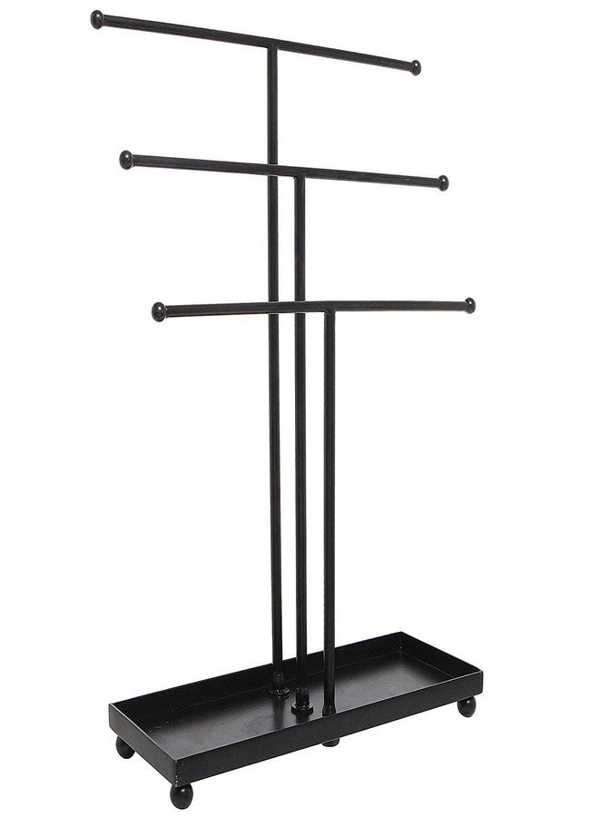 OGFC 3 Tier Tabletop Bracelet & Necklace Jewelry Organizer Display Tree Rack w/Ring Tray - Image 1