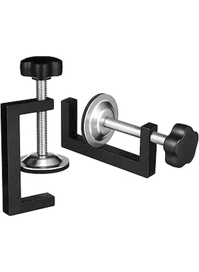 Heavy Duty Metal C Clamp Set 2Pcs for Woodworking Cabinet Furniture Installation - Image 1