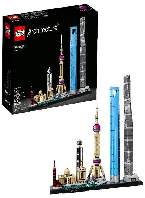 LEGO Architecture Shanghai 21039 Building Kit (597 Pieces)