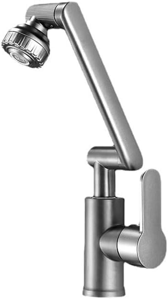 PIPULSE PAPULSE Stainless Steel PullOut Kitchen Sink Faucet DualPurpose Hot Cold Mixer Tap for Kitchen and Bathroom Vanity 1080 Swivel Sink Faucet - Image 1