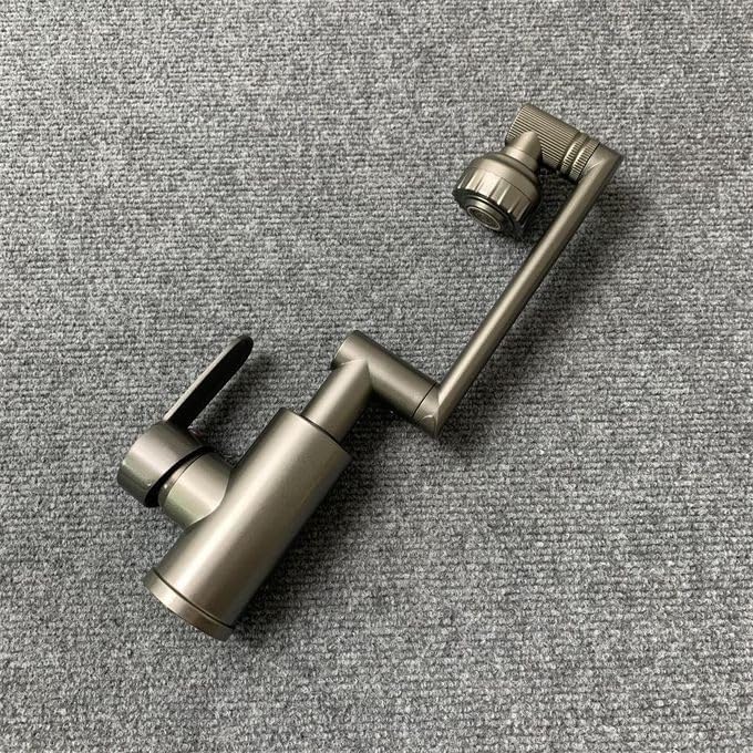 PIPULSE PAPULSE Stainless Steel PullOut Kitchen Sink Faucet DualPurpose Hot Cold Mixer Tap for Kitchen and Bathroom Vanity 1080 Swivel Sink Faucet - Image 3