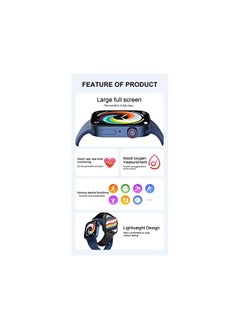 PROMASS Smartwatch i8 Hi Watch 2023 1.75-Inch Full Screen Wireless charging touchscreen Bluetooth Multifunction Tracker With GPS Hiwatch App Ip68 Waterproof Smart Watch (Black)  - Image 4