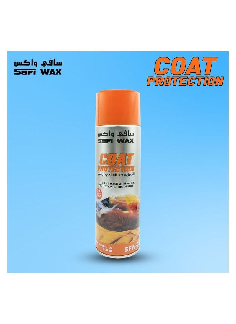 Safi WAX SAFI WAX SFW031 Sandy Beige  Car Paint Protection in Desert Drive Or Long Drive, Car Coat Protection Paint Protection Spray - 500ml  - Image 1