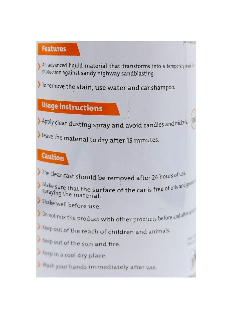 Safi WAX SAFI WAX SFW031 Sandy Beige  Car Paint Protection in Desert Drive Or Long Drive, Car Coat Protection Paint Protection Spray - 500ml  - Image 5