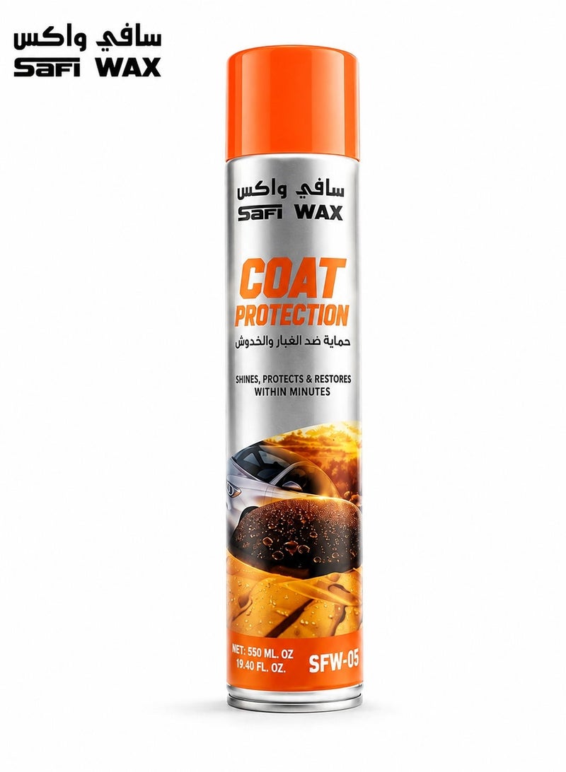 SAFI WAX SFW031 Sandy Beige  Car Paint Protection in Desert Drive Or Long Drive, Car Coat Protection Paint Protection Spray - 500ml - Image 1