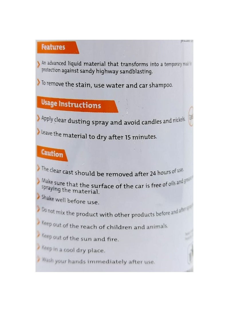 SAFI WAX SFW031 Sandy Beige  Car Paint Protection in Desert Drive Or Long Drive, Car Coat Protection Paint Protection Spray - 500ml - Image 4