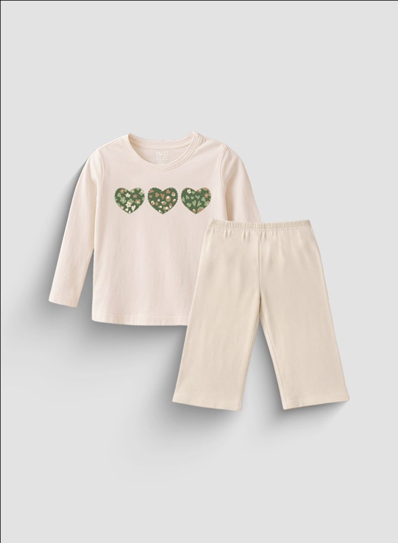 Y&CO Heart Camo Pj Set - Image 1