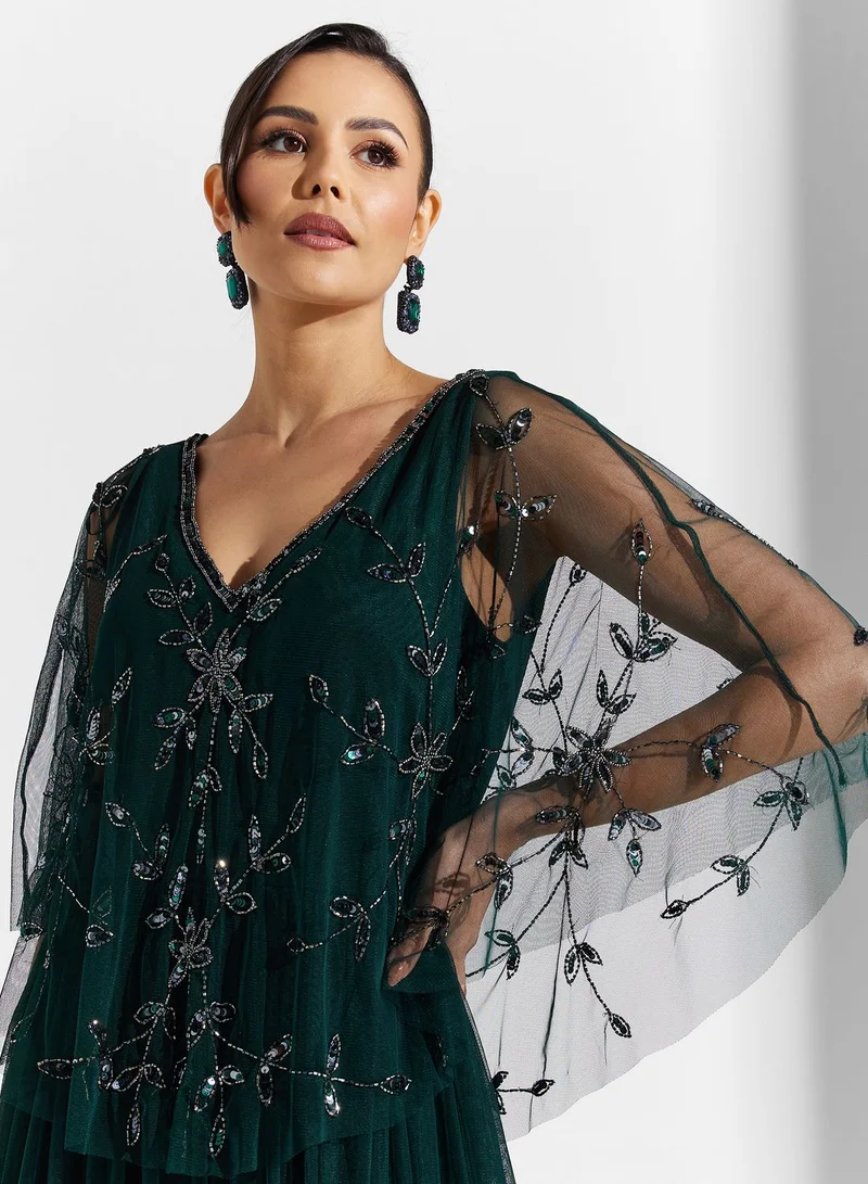Namshi x Embellished Evening Dress for Women | Best Price UAE