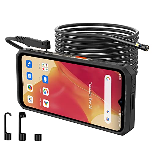 Ulefone uSmart Endoscope E02 لسلسلة Ulefone Armor 30/29/28/27/26/24/21/18/Pad, مقاوم للماء بمعيار IP67, كابل نصف صلب بطول 2M, منظار ثنائي الكاميرا بقطر 5.5 مم, 7 أضواء LED - Image 2