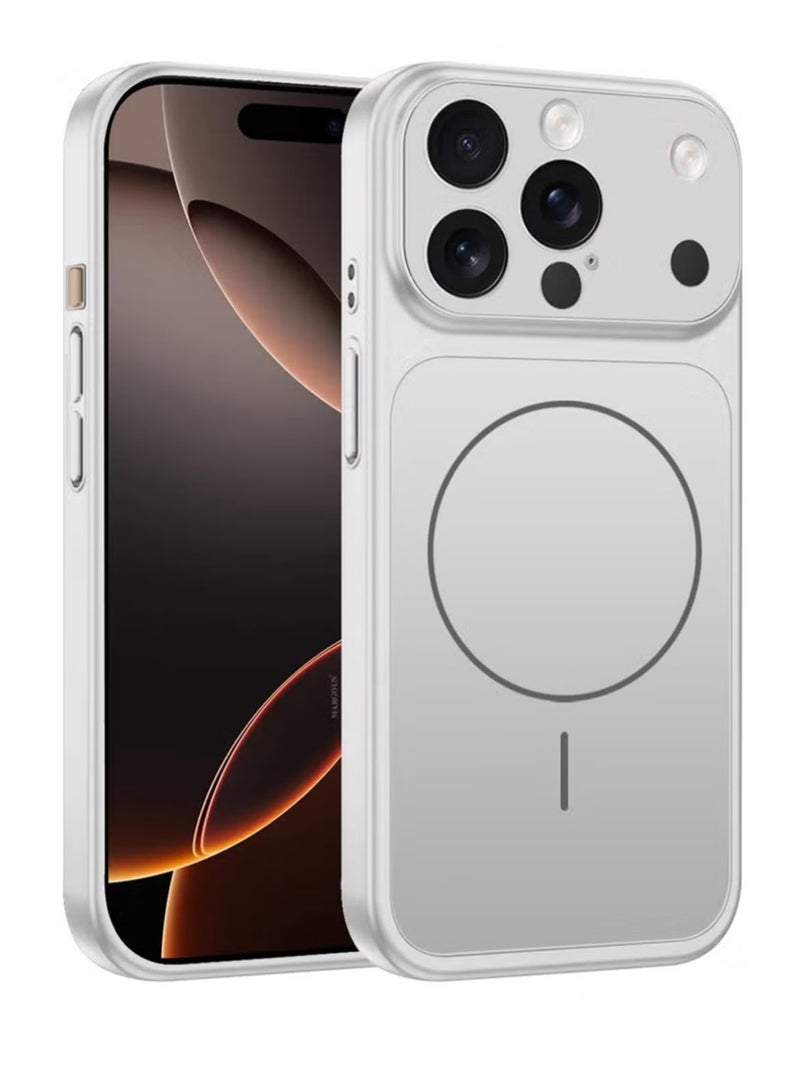 Converter Case for iPhone 16 Pro, Silver, Magnetic - Image 1