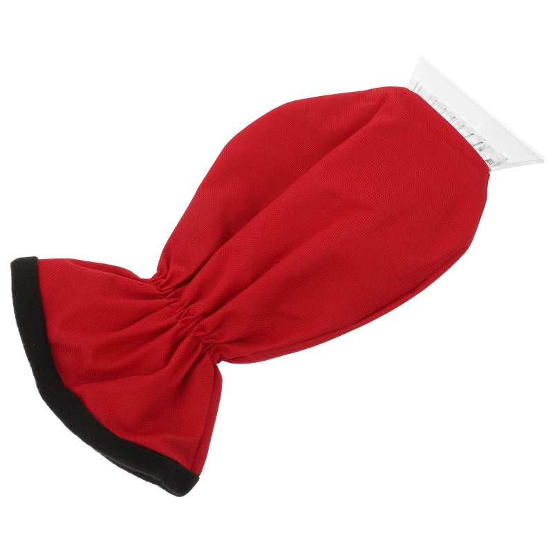 Ice Scraper With Glove Winter Car Windshield Ice And Snow Remover Shovel Auto Winter Ice Snow Scraper Mitt Sweeping Tool For Windshields - Image 1