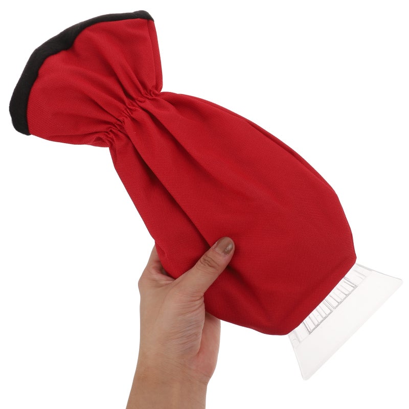 Ice Scraper With Glove Winter Car Windshield Ice And Snow Remover Shovel Auto Winter Ice Snow Scraper Mitt Sweeping Tool For Windshields - Image 3