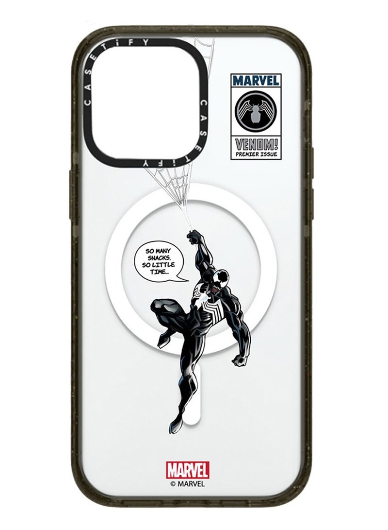 Casetify Apple iPhone 13/14 Case,Fighting Venom Magnetic Adsorption Phone Case - Semi transparent