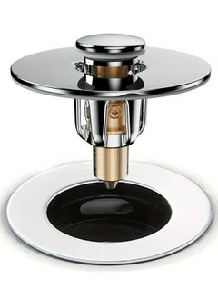 1-Pack Face Wash Basin Sewer, Bouncing Core, Washing Hands, Face Basin, Pool, Table Basin, Copper Core, Press-type Bouncing Core, Universal Leakage Plug