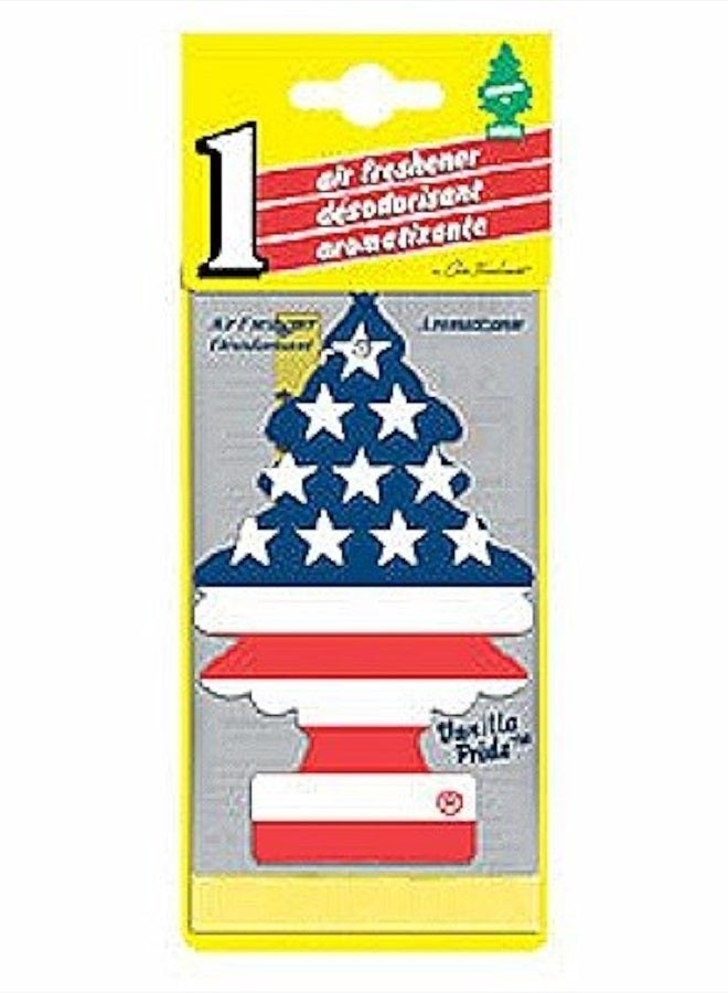 Little Trees Car Air Freshener | Hanging Paper Tree for Home or Car | Vanilla Pride Scent | Pack of 12 - Image 2
