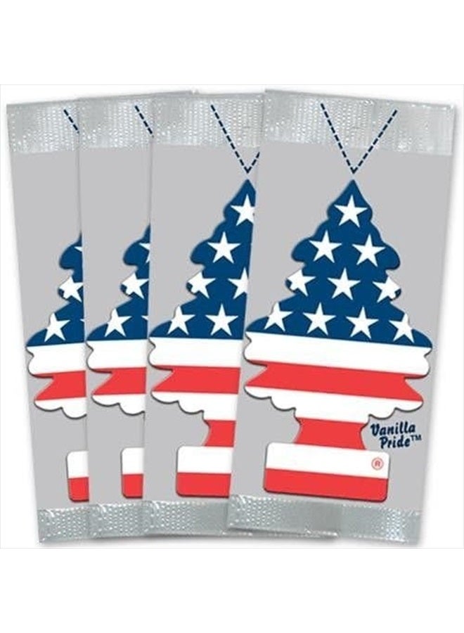 Little Trees Car Air Freshener | Hanging Paper Tree for Home or Car | Vanilla Pride Scent | Pack of 12 - Image 3