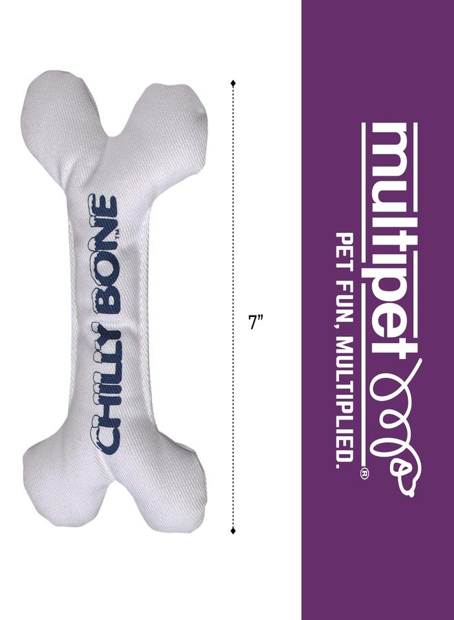 Multipet Chilly Bone Dog Toy - Vanilla-Scented Canvas Freezable Teething Toys - Frozen Dog Toy for Chewing & Playing (1 Count, 7”) - Image 5