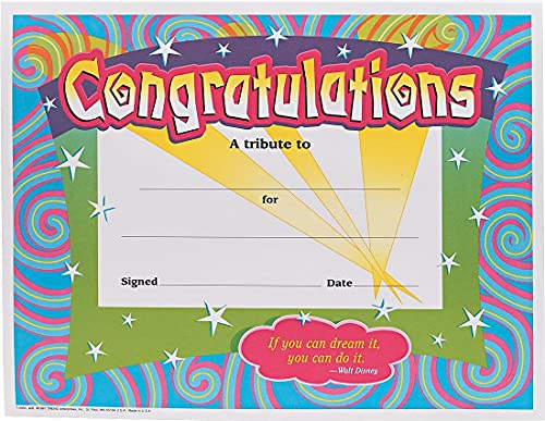 Trend Colorful Classics Certificates - Congratulations/Swirls - Image 2