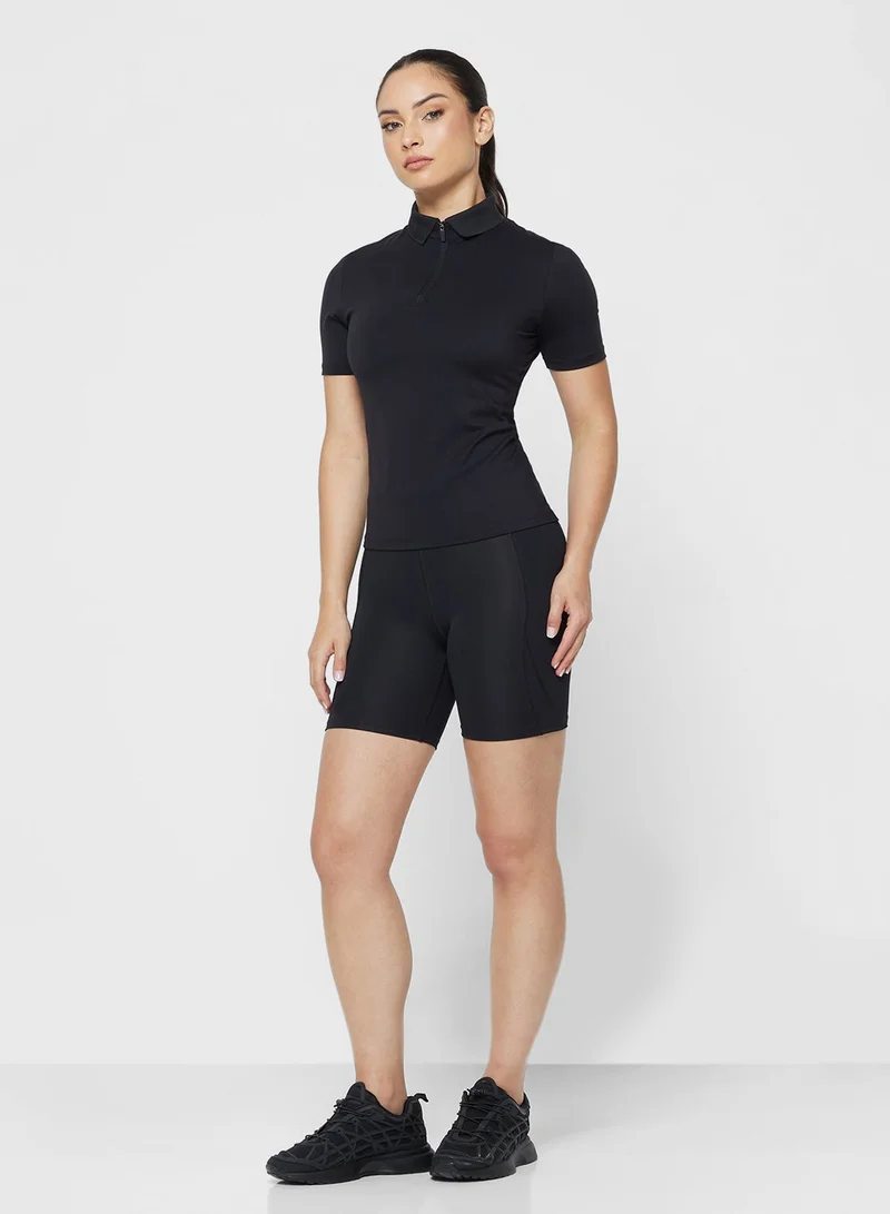 SQUATWOLF  Zip Up Polo T-Shirt for Women | Best Price UAE