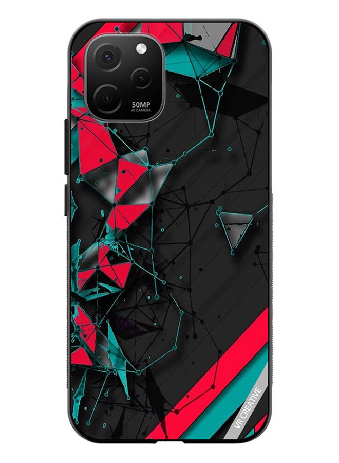 VR CREATIVE Protective Case Cover For Huawei Nova Y61 Tech Pattern Design Multicolour - Image 1