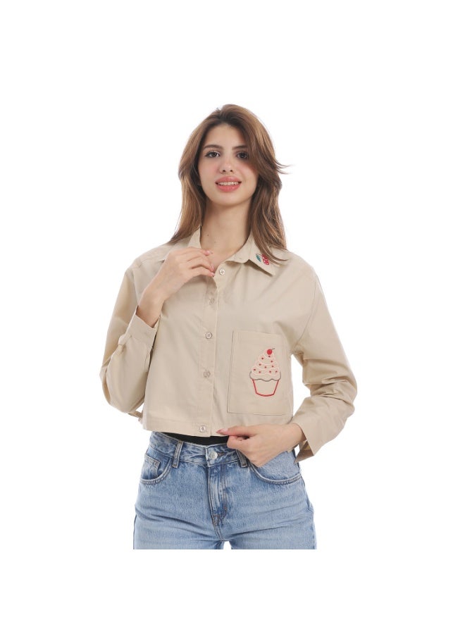 Cocktail 3668-shirt-beige - Image 1