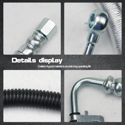 Taesayl Power Steering Pressure Hose Line for Camry 2001-2006, Solara 2004-2008, ES300 2002 2003, ES330 2004-2006 V6 3.0L 3.3L, Replaces 44411-33110, 3401185, 44411-06080 44411-06081 - Image 4