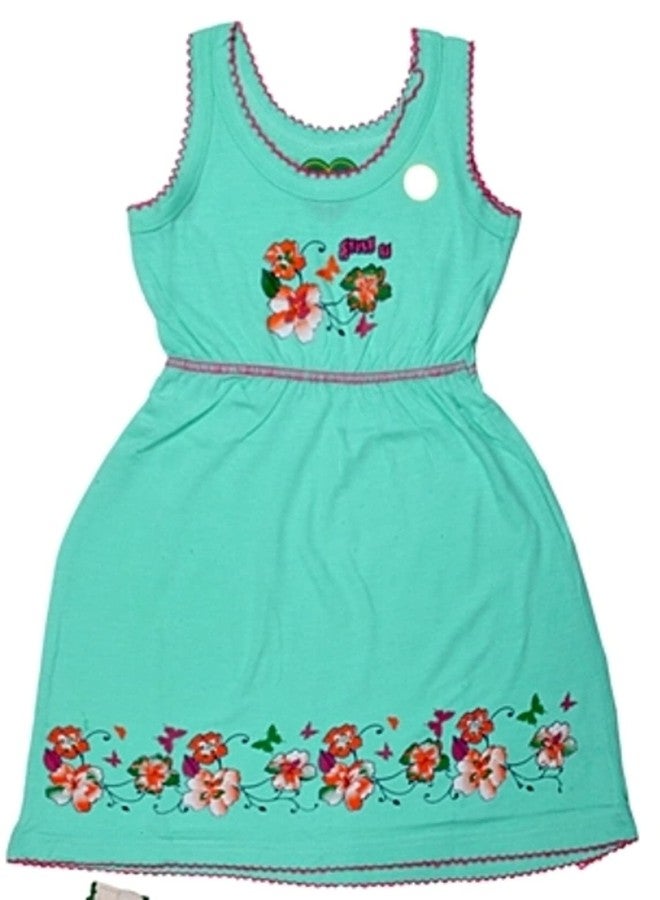 Sathiyas Baby Girl's Dress (Pack of 5) (asvIC503_7-8y_Multicolored_7-8 Years) - Image 2
