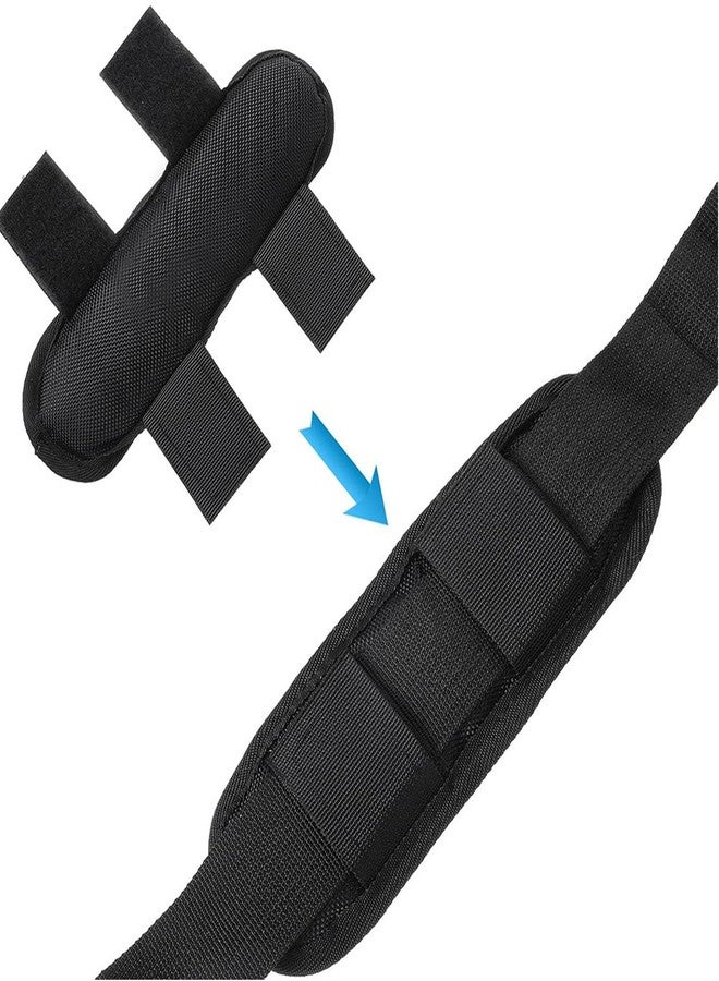 ArrErr 2 Pack Shoulder Strap Pad Add On Detachable Chest Bag Shoulder Pad Cushion for Laptop and Tablet Bag Case Laptop Bag Messenger Bags Crossbody Sling Bags Guitar Straps - Image 3