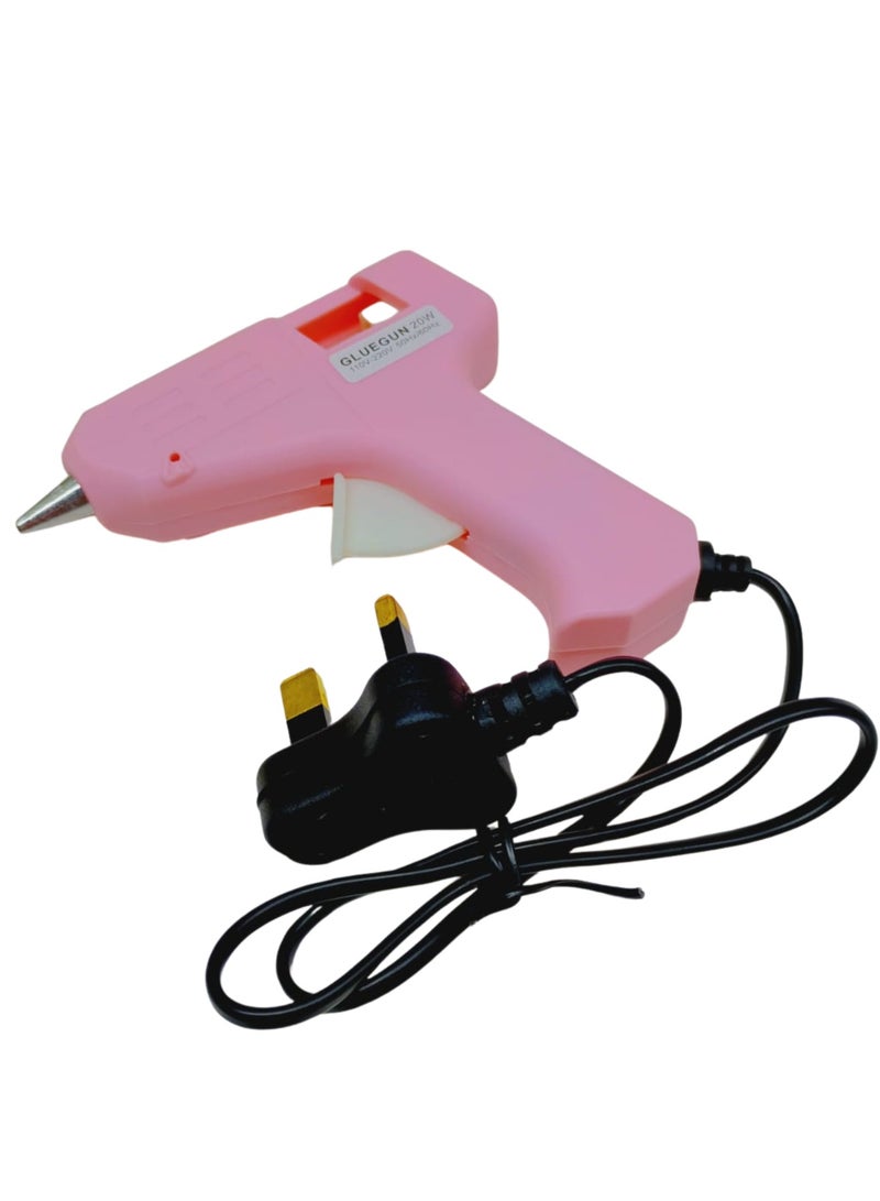 VIS'V 20 Watt Mini Hot Melt Glue Gun  for Art and Crafts II  Mini Hot Glue Gun 20W | Electric Glue Gun |  Hot Glue Gun for Crafting, DIY, Decoration, School Kids  - Image 1