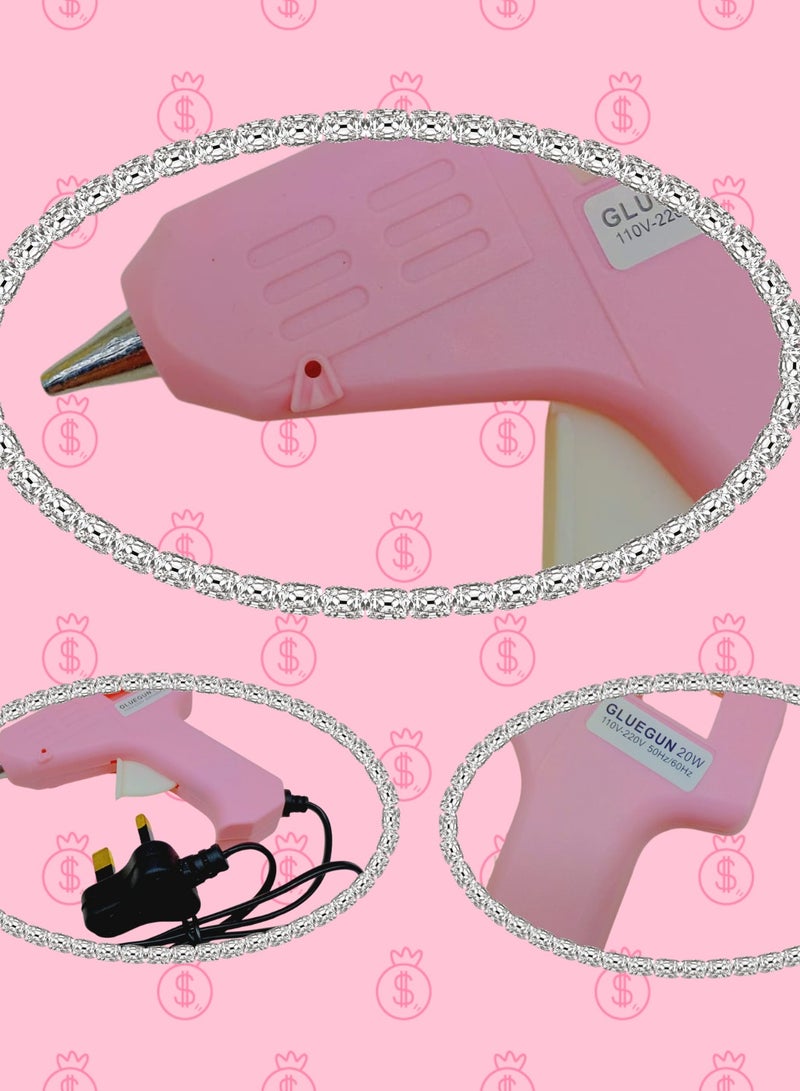 VIS'V 20 Watt Mini Hot Melt Glue Gun  for Art and Crafts II  Mini Hot Glue Gun 20W | Electric Glue Gun |  Hot Glue Gun for Crafting, DIY, Decoration, School Kids  - Image 5