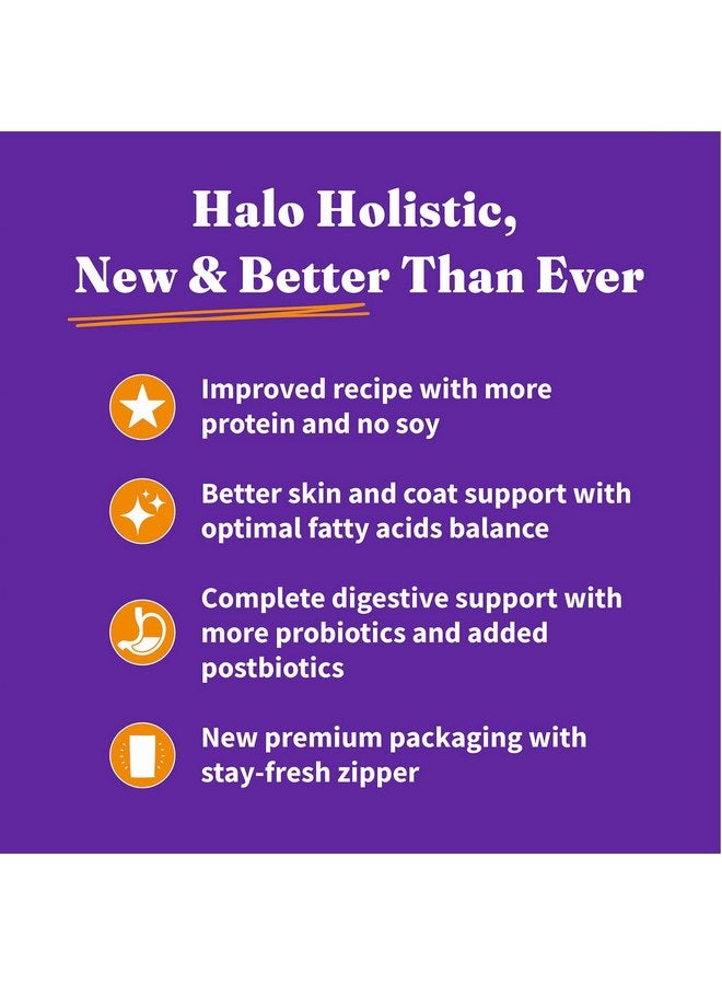 Halo Holistic Cat Food Dry, Cage-free Chicken Recipe, Complete Digestive Health, Dry Cat Food Bag, Adult Formula, 6-lb Bag - Image 3