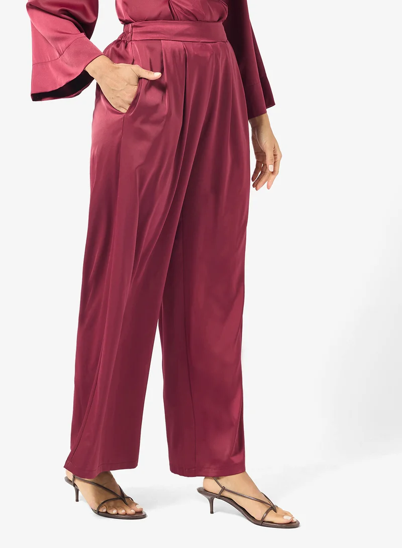 Khizana  Longline Peplum Top & Pant Set for Women | Best Price UAE
