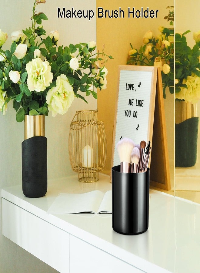 Tofun Black Pen Holder for Desk, 304 Stainless Steel Pen Organizer for Desk, Pencil Holder,Pencil Cup,Pen Cup,Desktop Stationery Organizer (1) - Image 5